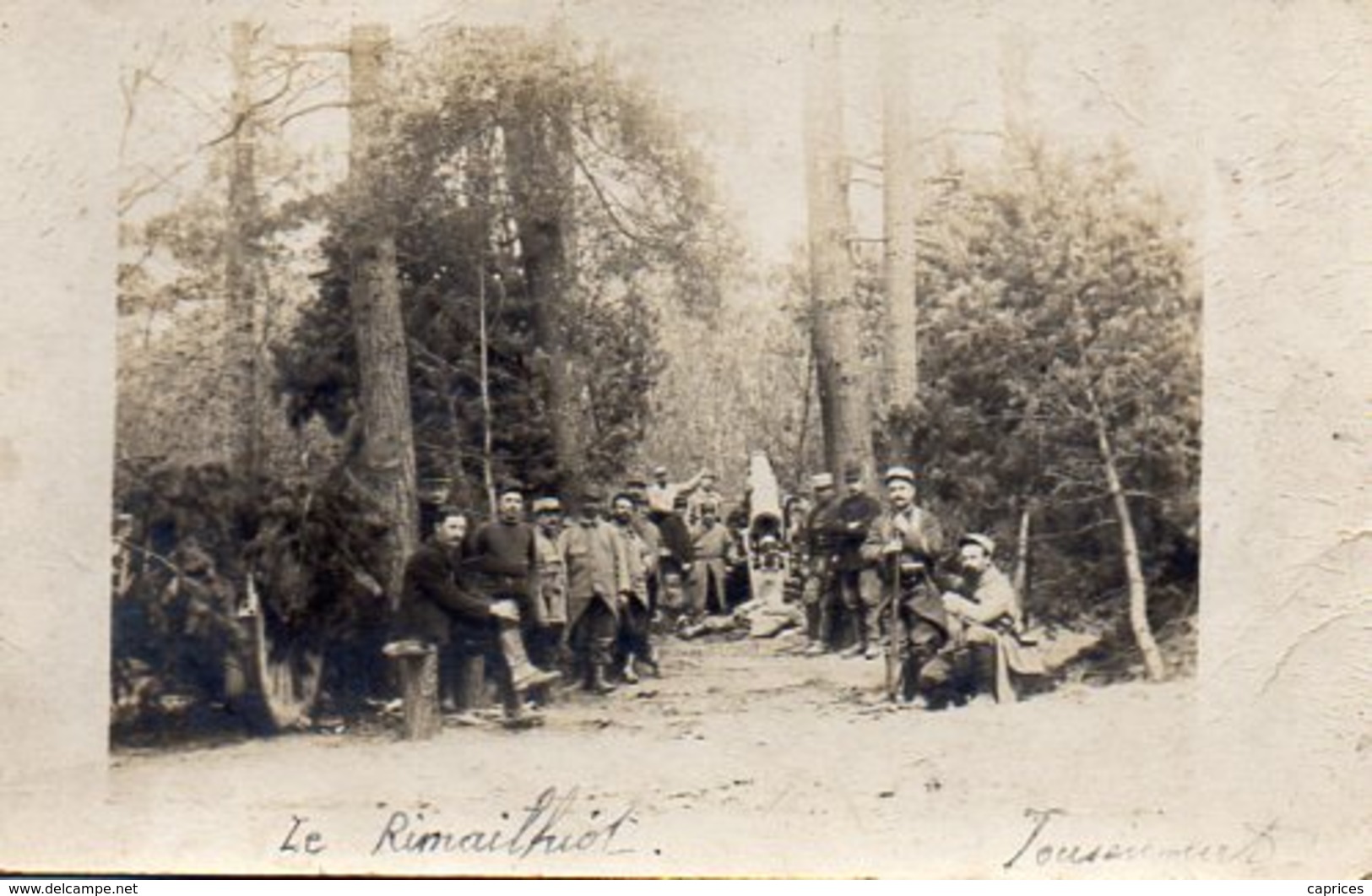 HERMONVILLE   Le Rimailhot Dans La Forêt De Toussicourt Guerre 14 - 18 - Autres & Non Classés