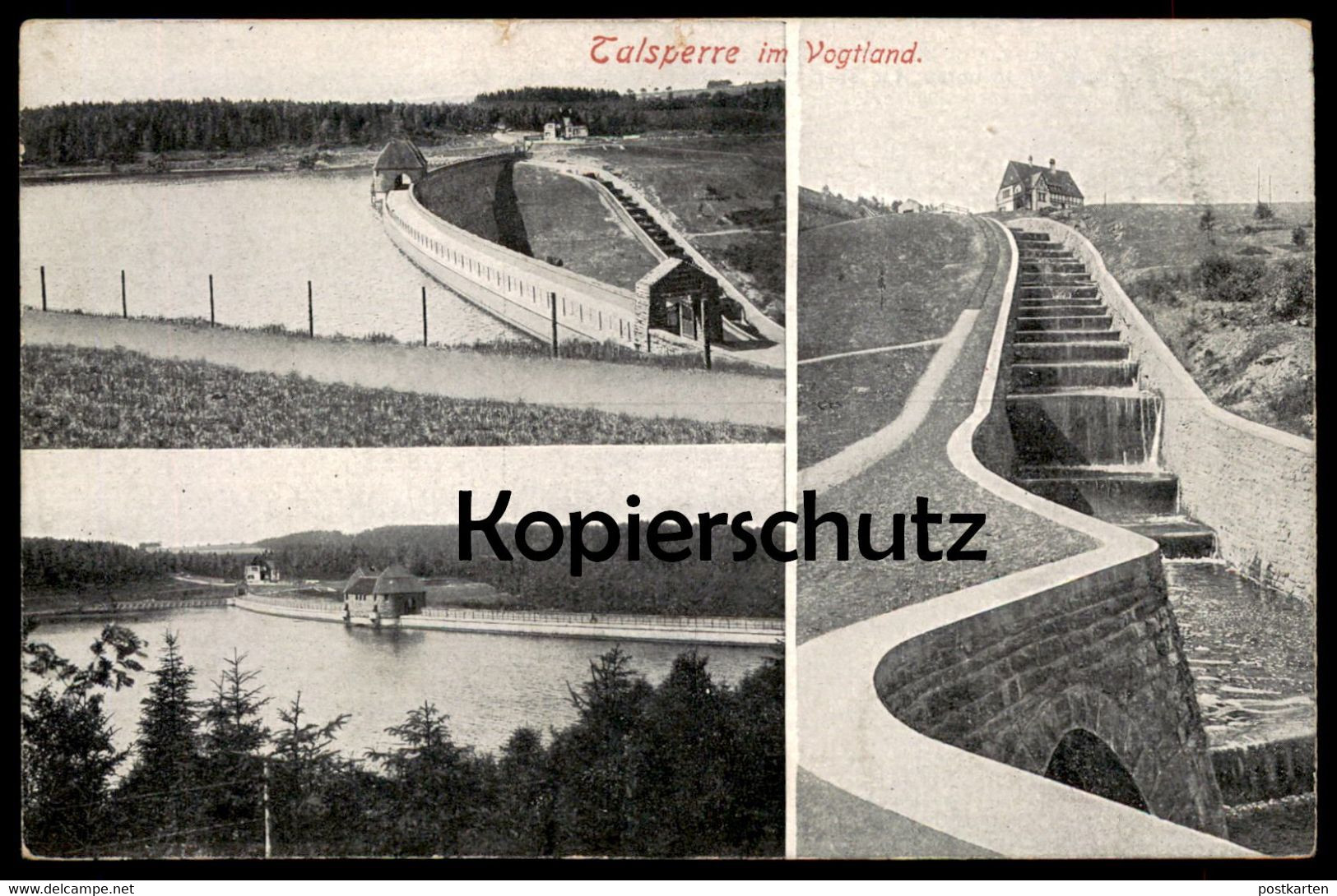 ALTE POSTKARTE TALSPERRE VOGTLAND WERDA FALKENSTEIN GEIGENBACH-TALSPERRE Ansichtskarte Cpa AK Postcard - Falkenstein (Vogtland)