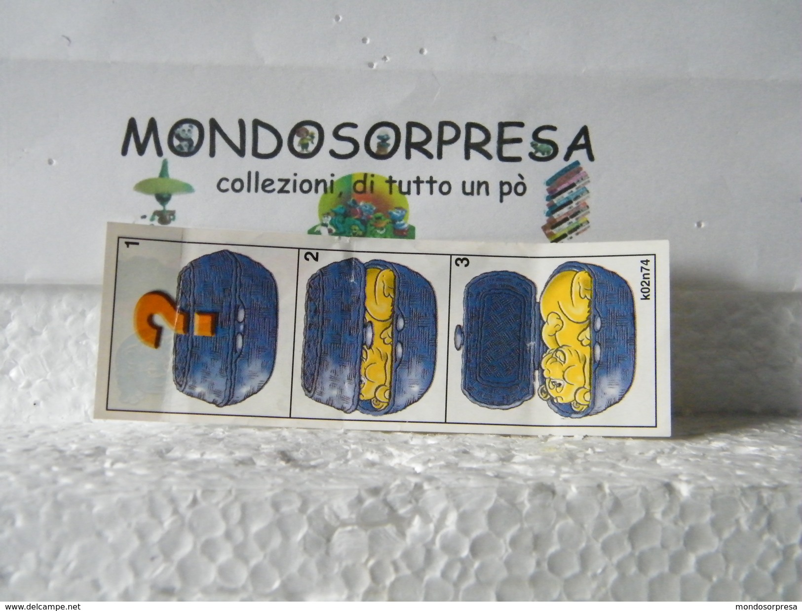 MONDOSORPRESA,  FERRERO ISTRUZIONI CARTINA, K02 N74 - Instructions