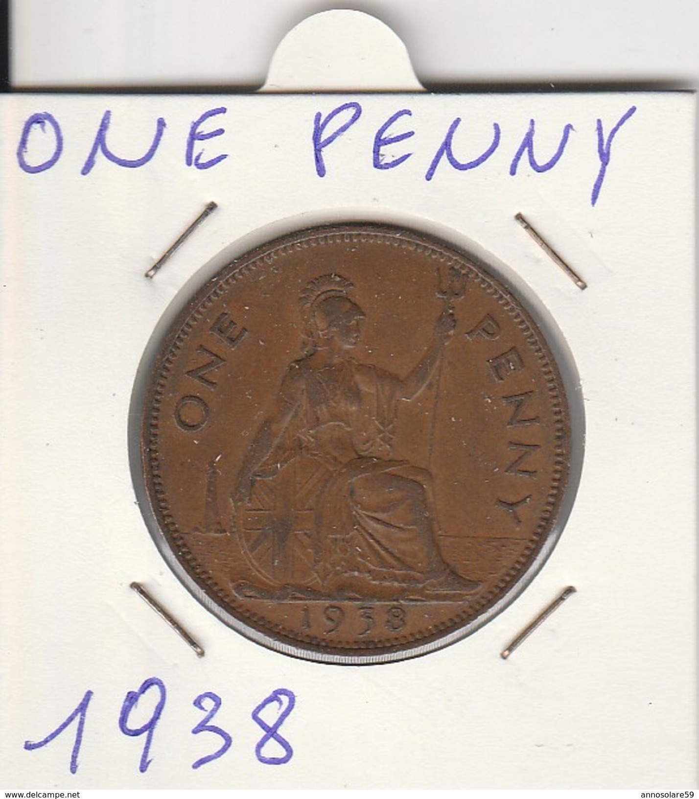 ONE PENNY 1938 - GRAN BRETAGNA - BUONA CONSERVAZIONE- LEGGI - 1 Penny & 1 New Penny