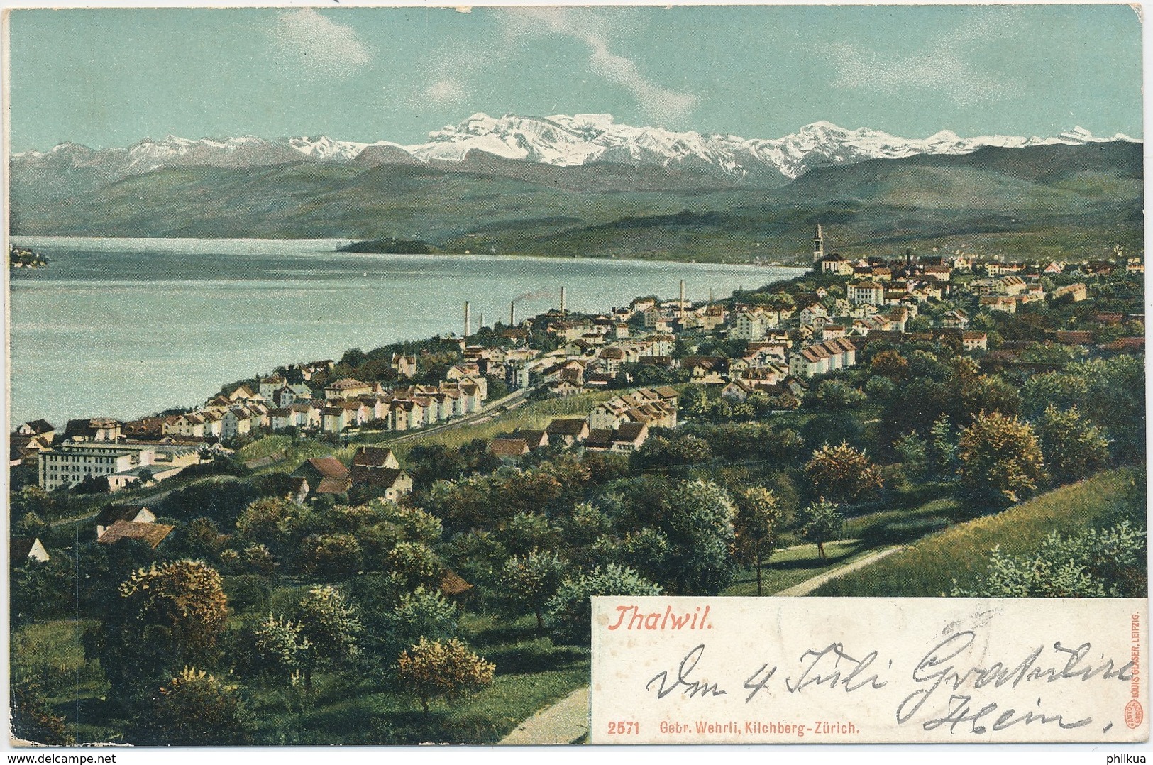1908 - Thalwil - Gebr. Wehrli, Kilchberg-Zürich - 2571 - Kilchberg