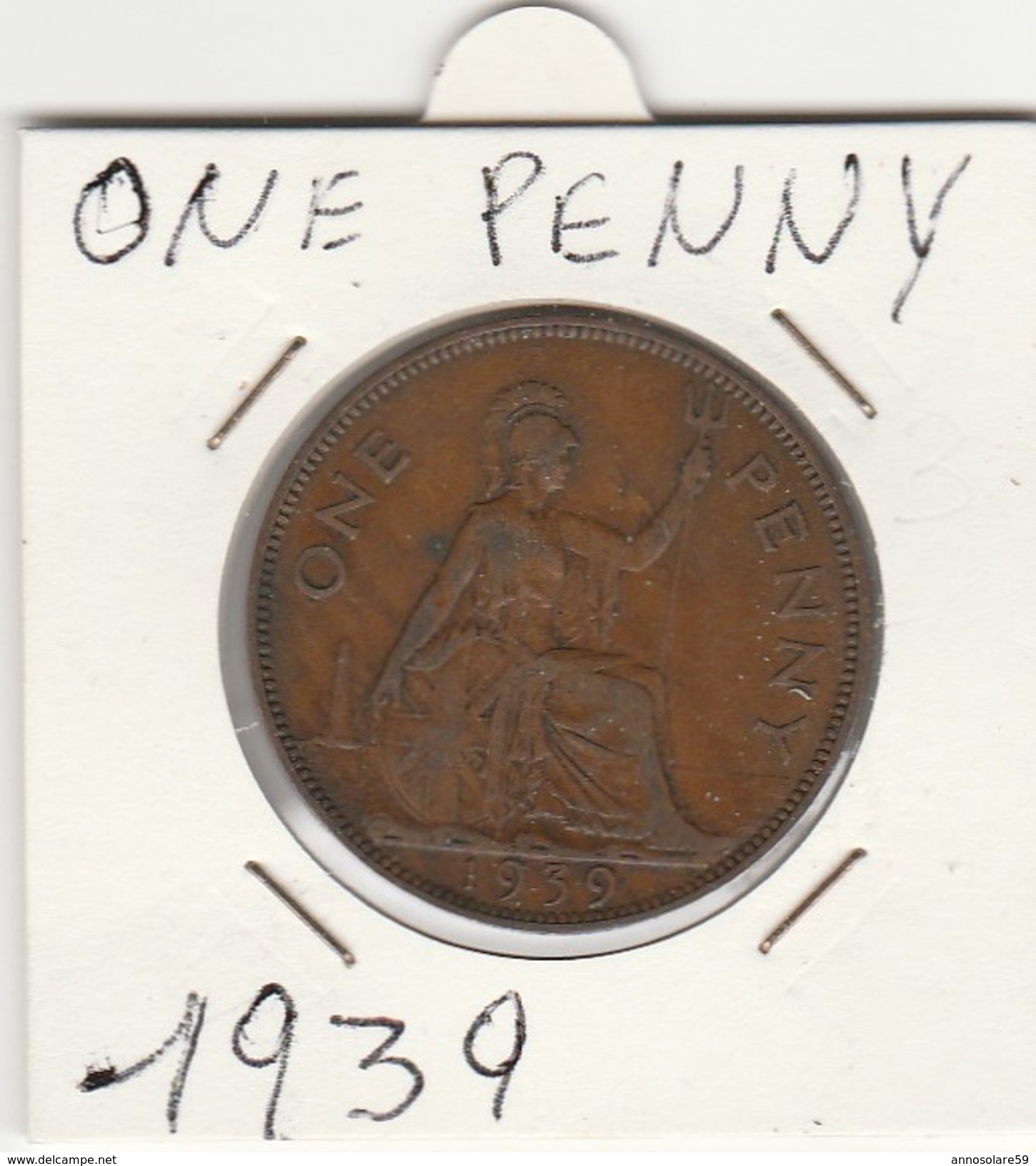 ONE PENNY 1939 - GRAN BRETAGNA - BUONA CONSERVAZIONE- LEGGI - 1 Penny & 1 New Penny