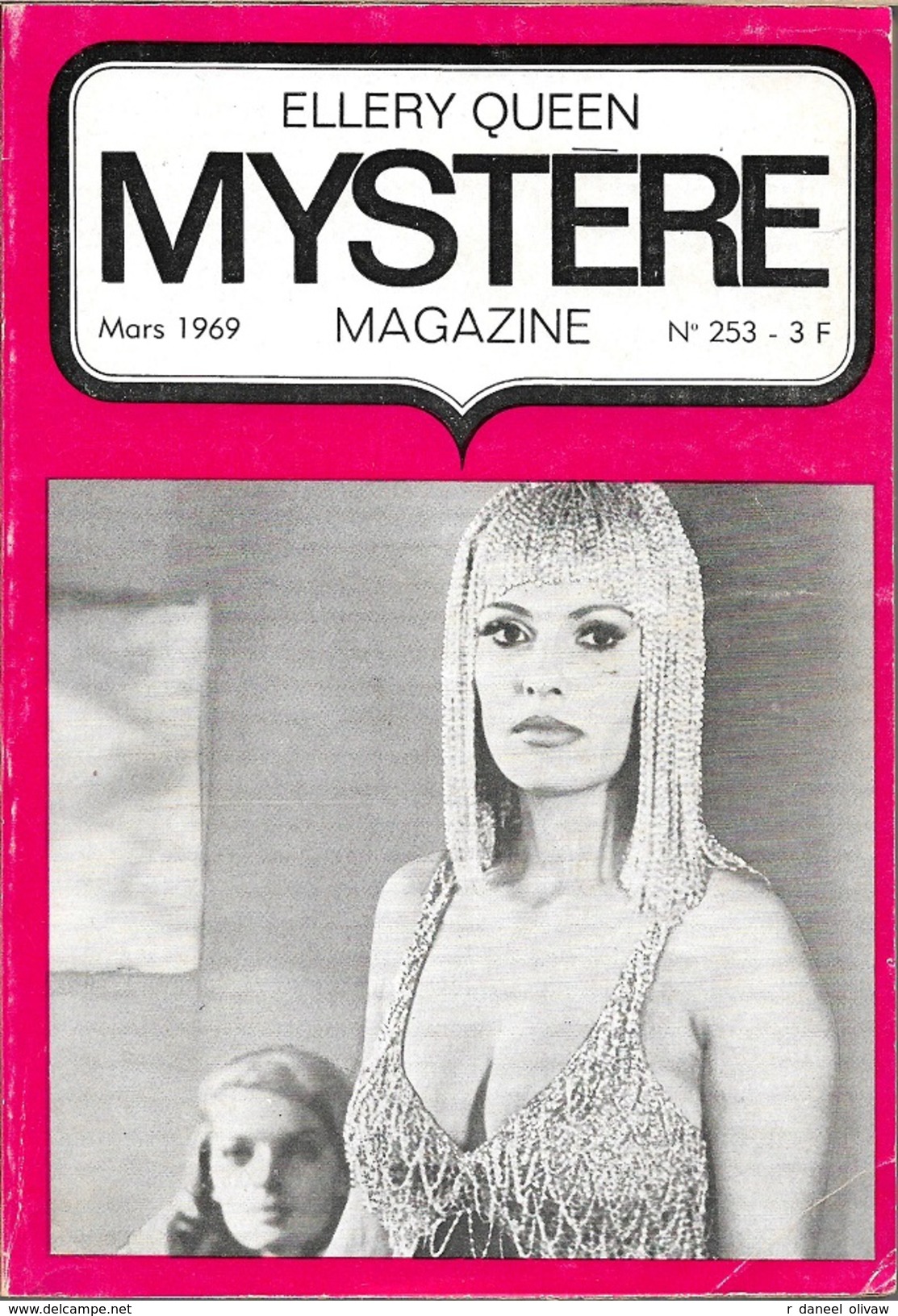 Mystère Magazine 253, Mars 1969 (BE+) - Opta - Ellery Queen Magazine