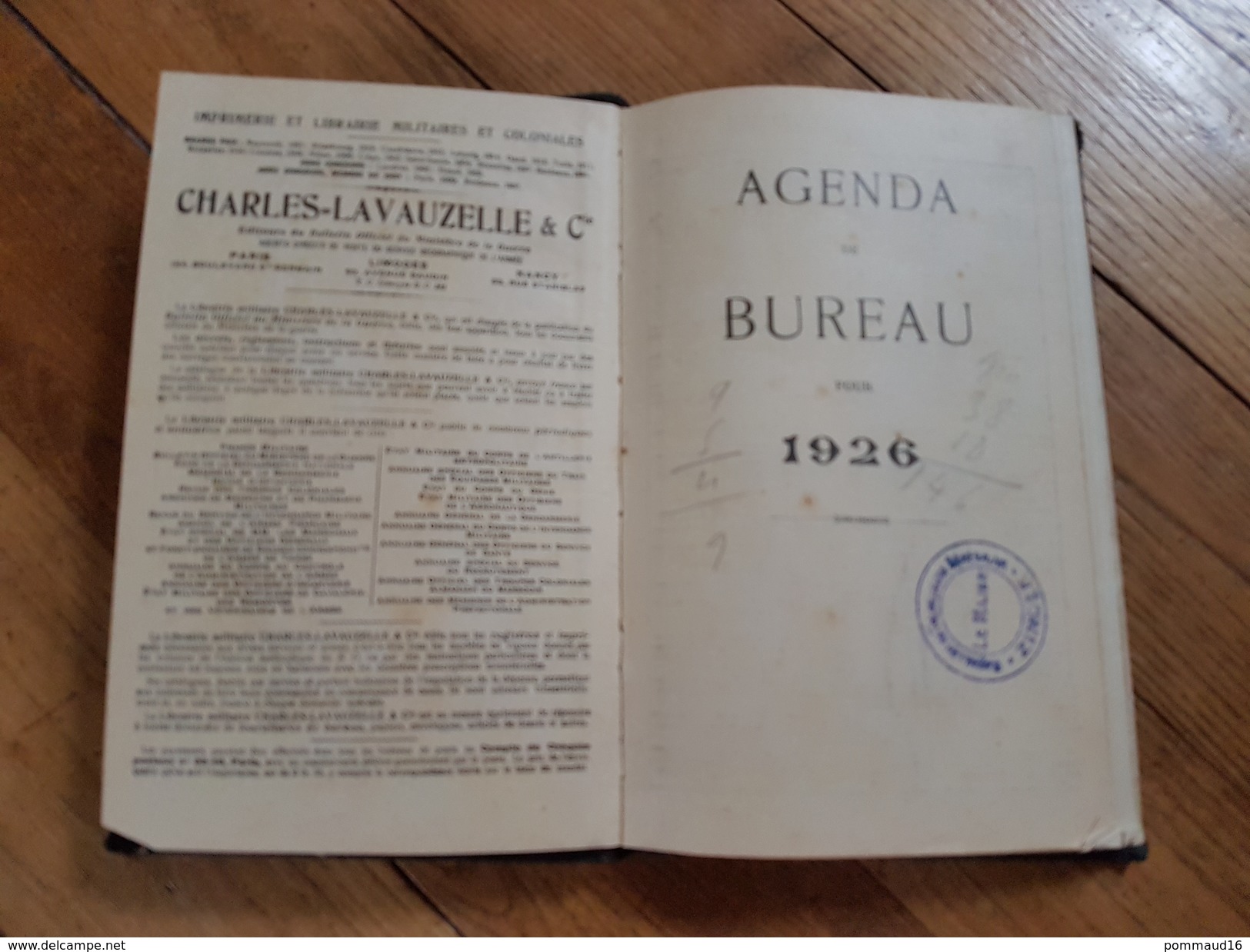 Agenda De Bureau Pour 1926 Charles-Lavauzelle & Cie - Grand Format : 1921-40