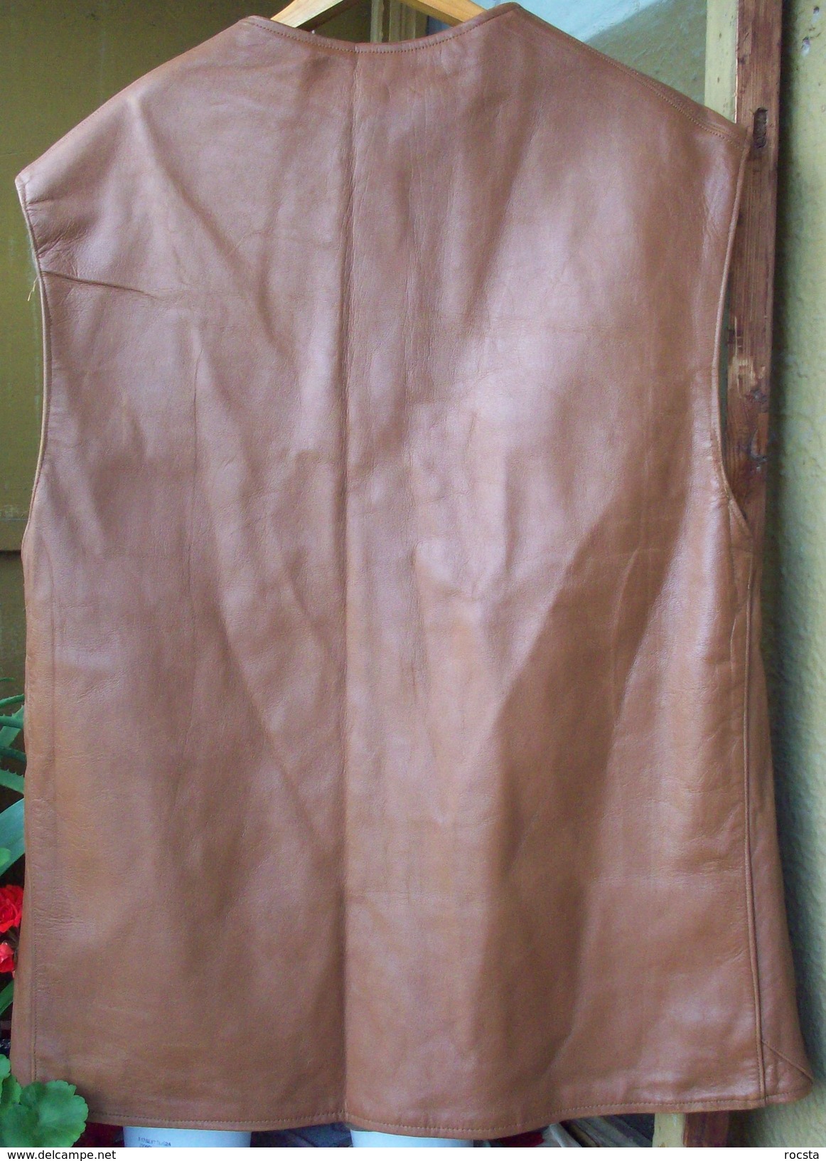 WW2 British Army thench leather vest Jerkin Size 3 - 1941 dated (original, NOT USED)