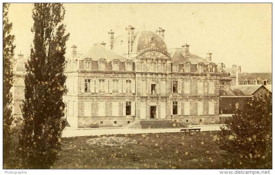 France Bretagne Vannes La Préfecture Ancienne Photo CDV Carlier 1870 - Old (before 1900)