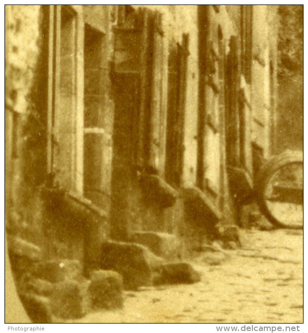 France Bretagne Dinan Porte De Jerzual Remparts Ancienne Photo CDV Richard 1870 - Old (before 1900)