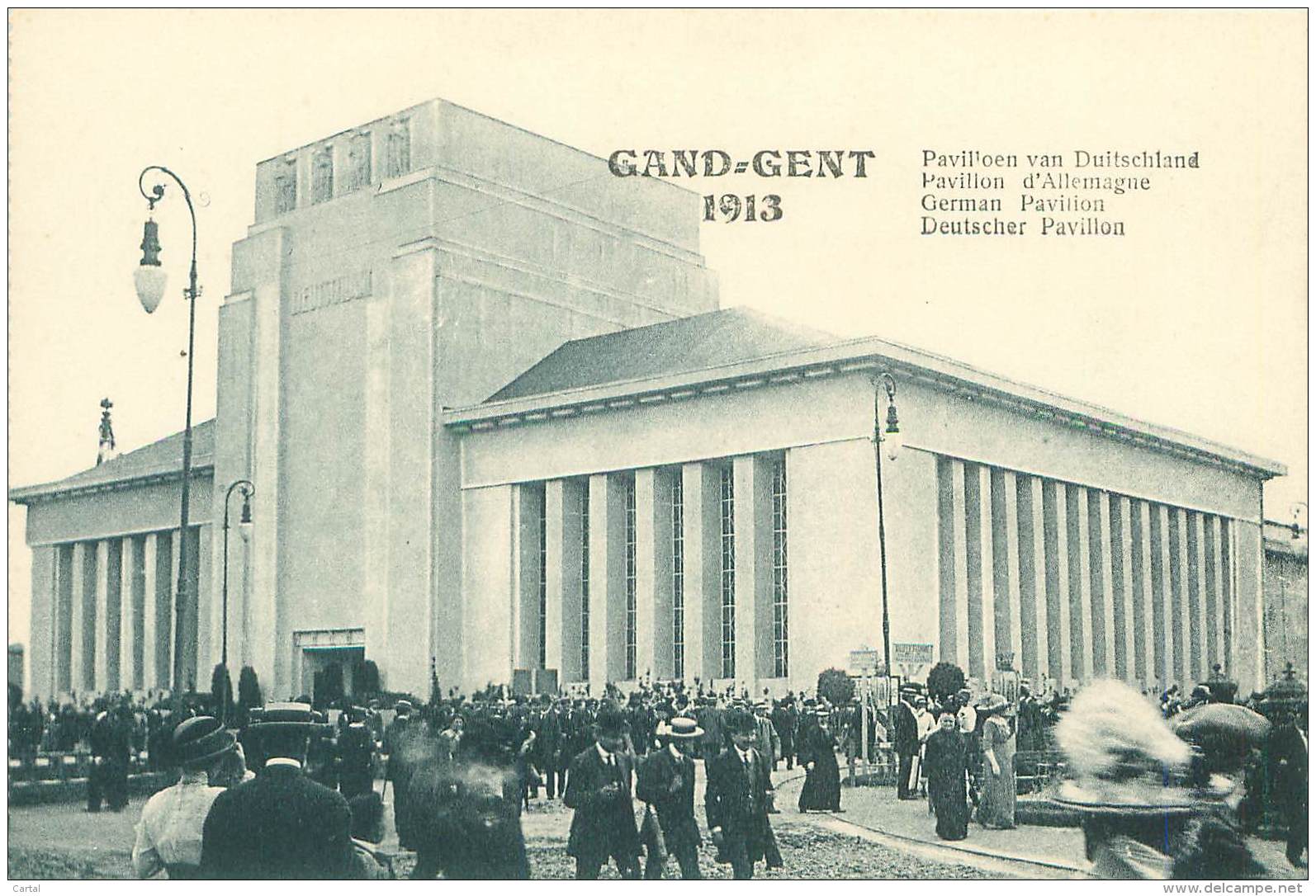 GENT 1913 - Pavilloen Van Duitschland - Gent