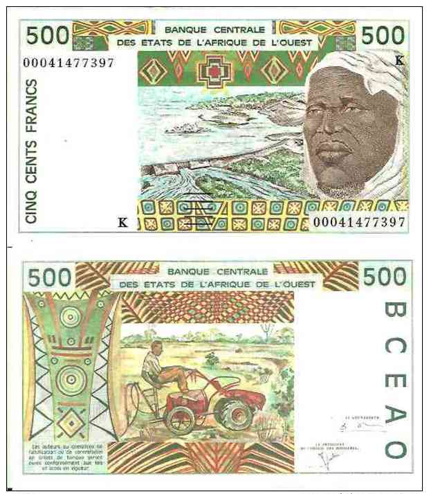 Sénégal 500 FRANCS Pick 710Kk NEUF - Sénégal