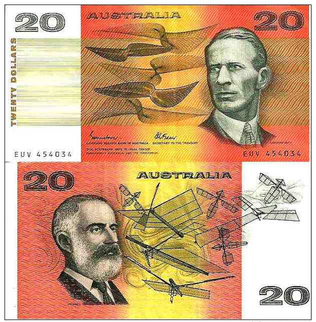 Australie (Australia) 20 DOLLARS 1985 - Pick 46e TTB (VF) - Other & Unclassified