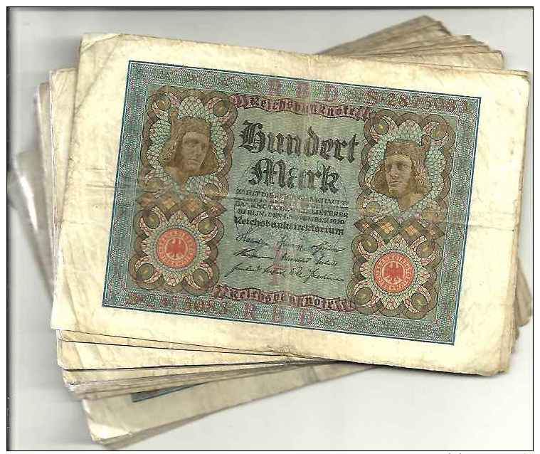 Allemagne / Germany 100 MARK(1/11/1920) -  Pick 69a TB - Administration De La Dette