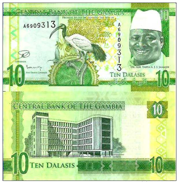 Gambie - Gambia 10 DALASIS New 2015 UNC - Gambie