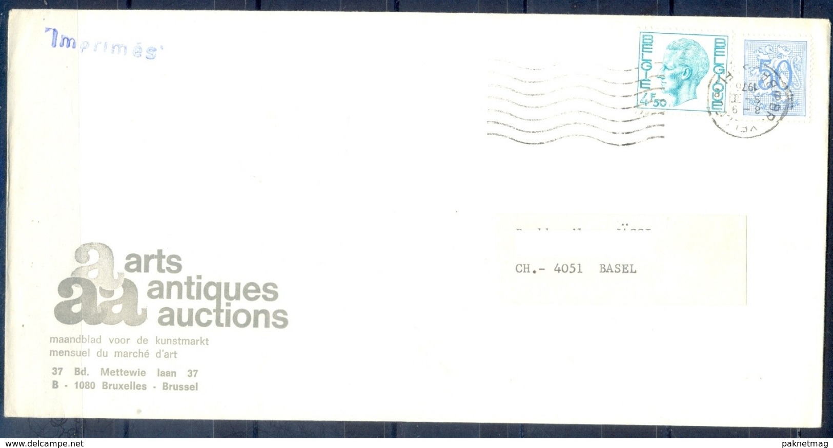 J393-  Postal Used Cover. Posted From Belgium Belgiom To Pakistan. - Other & Unclassified