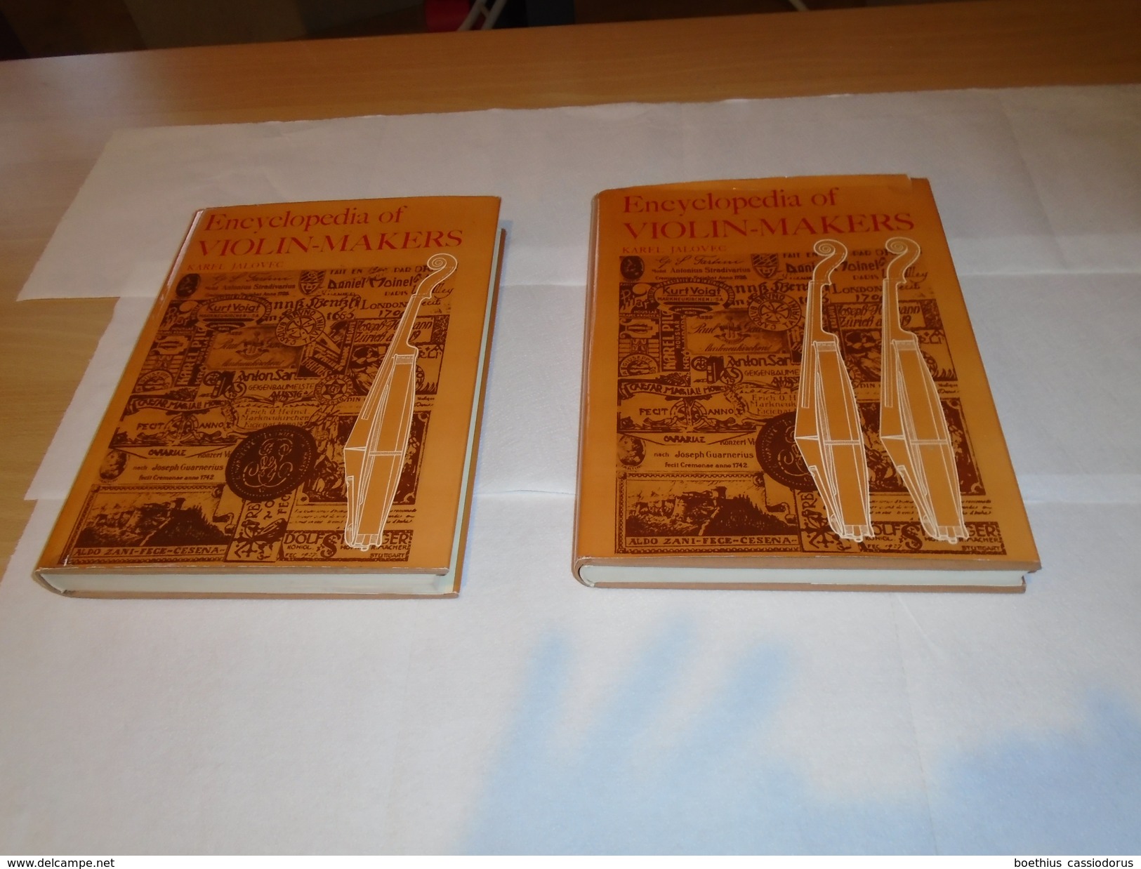 ENCYCLOPEDIA OF VIOLIN-MAKERS En 2 VOLUMES 1968 KAREL JALOVEC / Violon Luthier - Musique