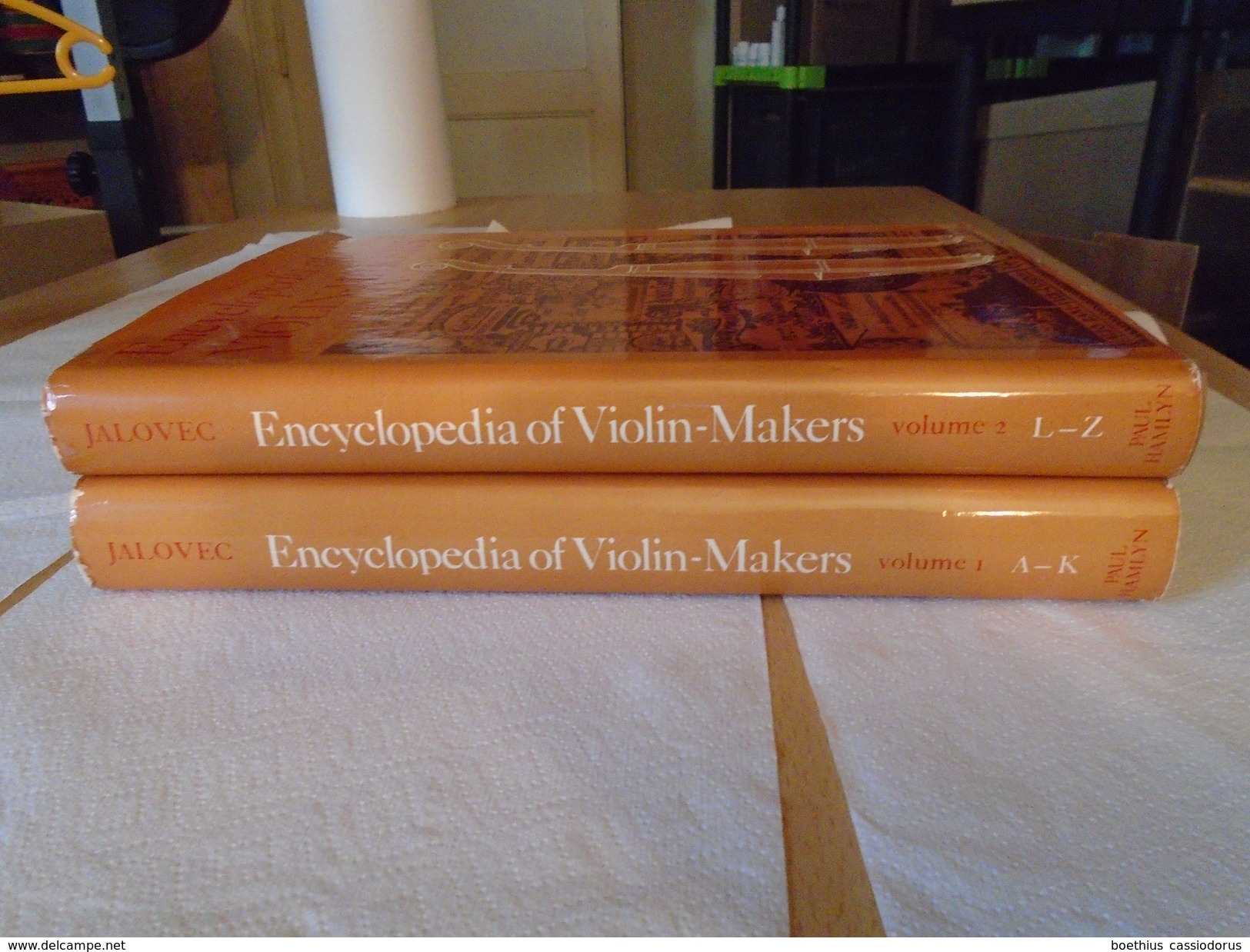 ENCYCLOPEDIA OF VIOLIN-MAKERS En 2 VOLUMES 1968 KAREL JALOVEC / Violon Luthier - Musique