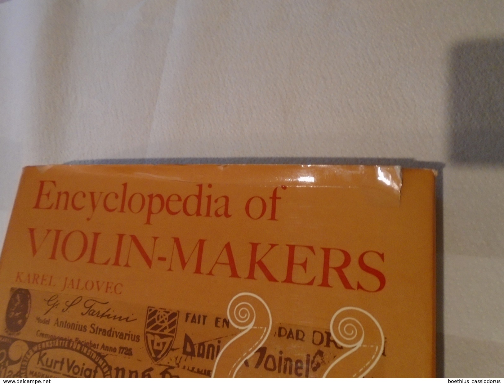 ENCYCLOPEDIA OF VIOLIN-MAKERS en 2 VOLUMES 1968 KAREL JALOVEC / violon Luthier