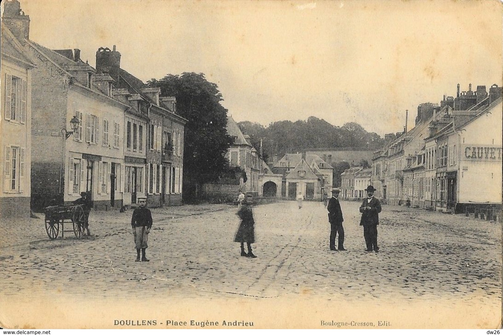 Doullens (Somme) - Place Eugène Andrieu - Edition Boulogne-Cresson - Doullens