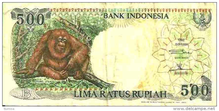 Indonésie - Indonesia 500 RUPIAH (1994) Pick 128c (1994) TB - Indonésie