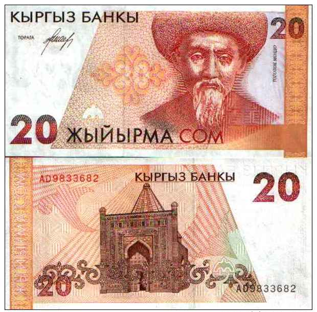 Kirghizistan 20 SOM Pick 10 NEUF - Kirghizistan