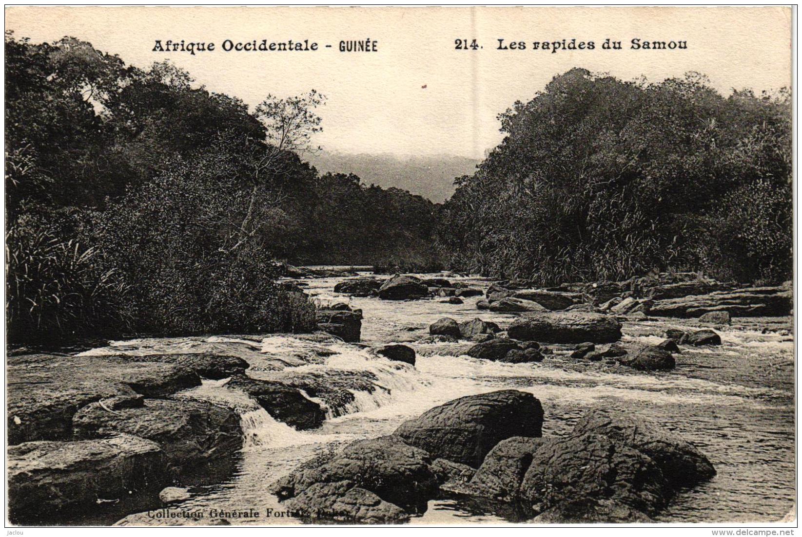 AFRIQUE OCCIDENTALE LES RAPIDES DE SAMOU GUINEE REF 52804 - Guinée