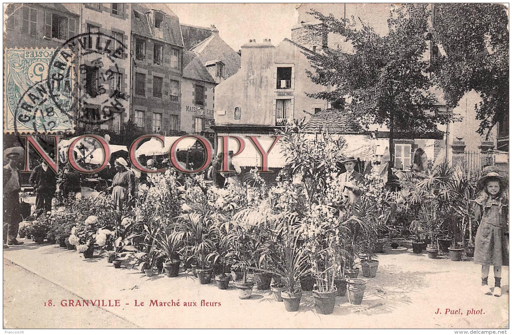 50 - Granville - Le Marché Aux Fleurs - Granville