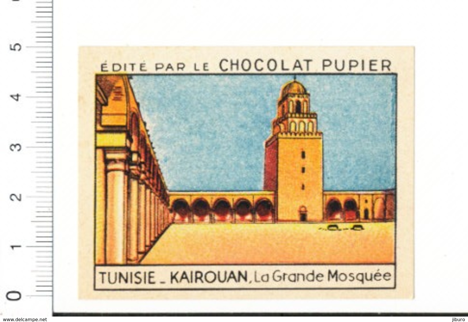 Chromo Pupier Afrique Tunisie Kairouan La Grande Mosquée 138/24-N - Otros & Sin Clasificación