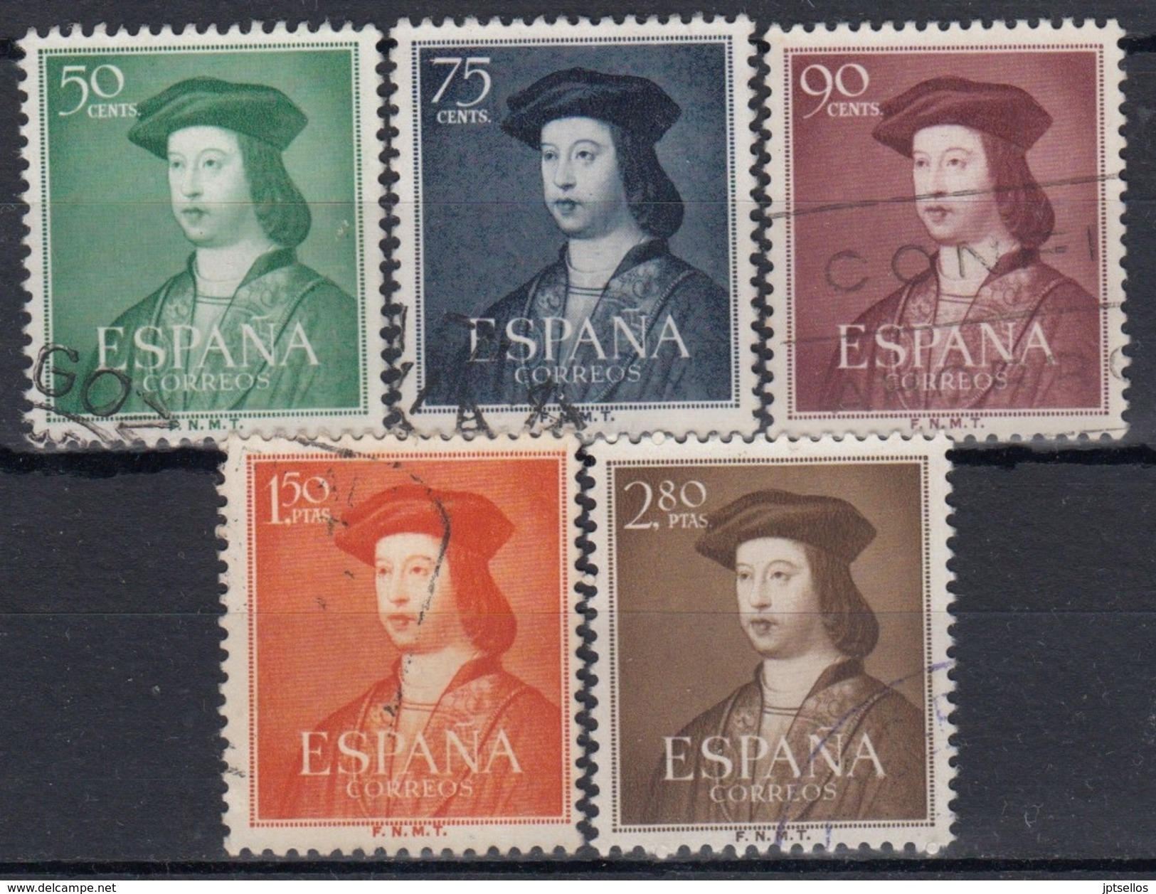 ESPAÑA 1952 Nº 1106/10 SERIE COMPLETA USADA - Used Stamps