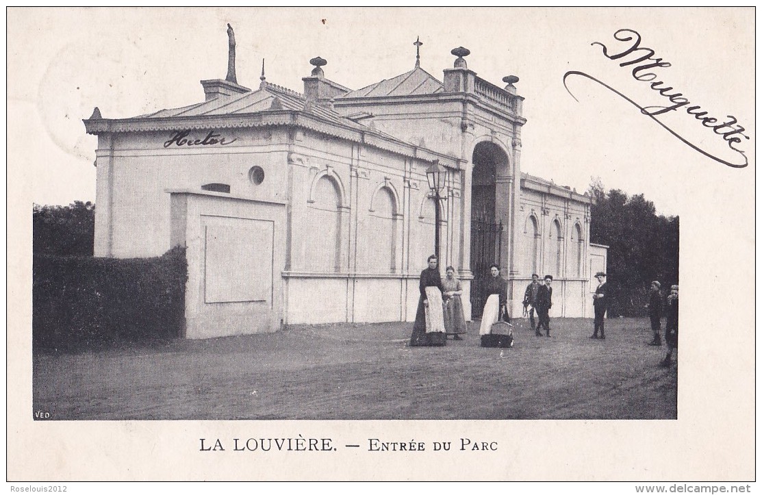 LA LOUVIERE : Entrée Du Parc - Autres & Non Classés