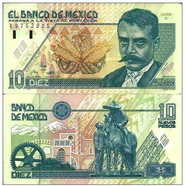 Mexique - Mexico 110 PESOS (10/12/1992) Pick 99 Sup+ (XF:AU) - Mexico