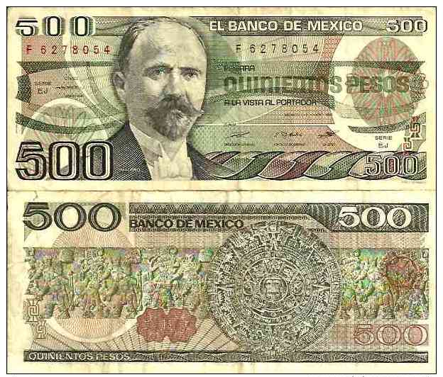 Mexique 500 PESOS Pick 79b TTB - Mexico