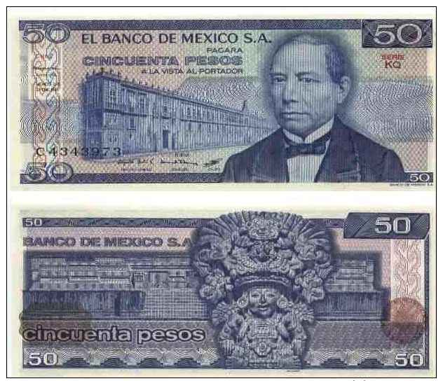 Mexique - Mexico 50 PESOS (1981) Pick 73 TTB - México