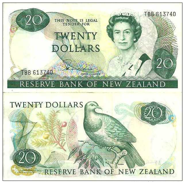 Nouvelle-Zélande - Zealand  20 DOLLARS (1981 - 85) - Pick 173a TTB (VF) - Nouvelle-Zélande