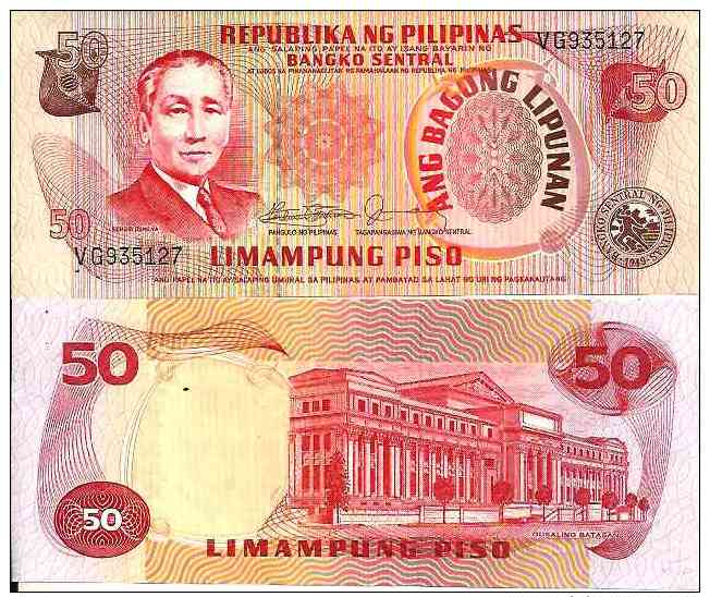 Philippines 50 PISO Pick 163c NEUF - Filippine