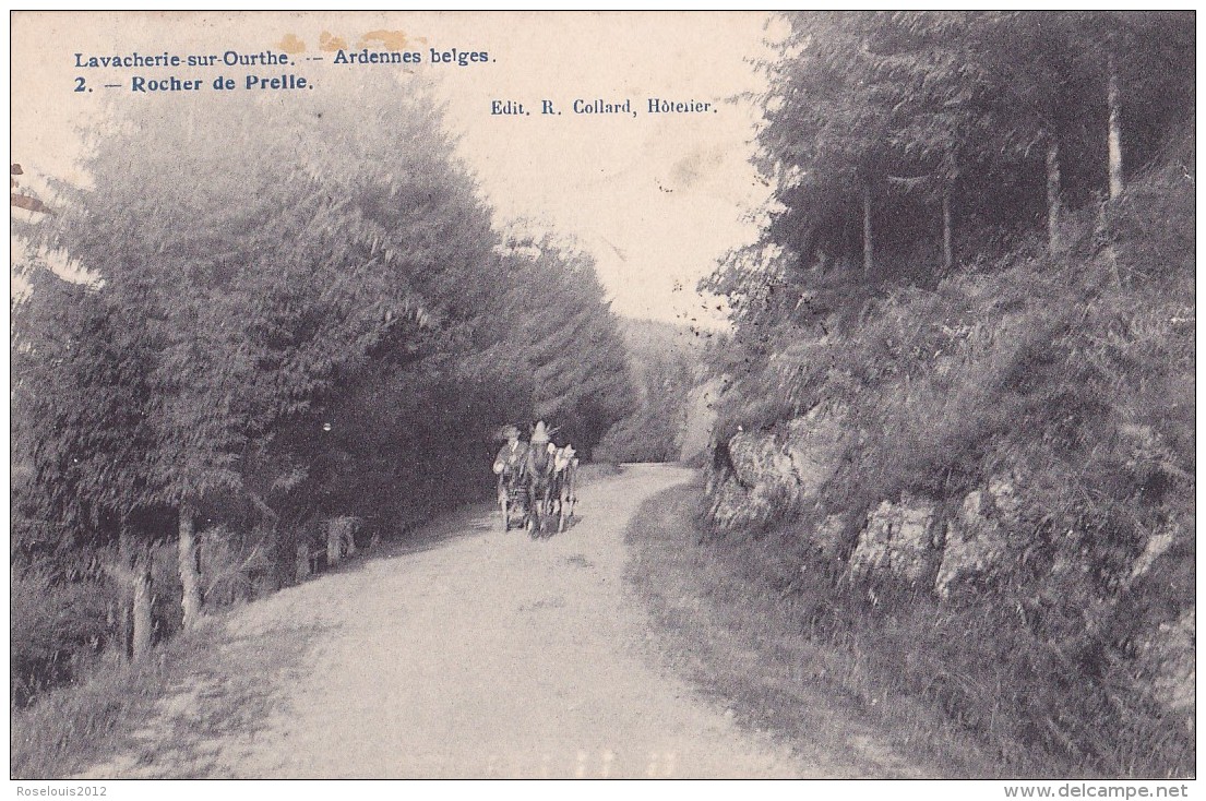 LAVACHERIE-SUR-OURTHE : Rocher De Prelle - Altri & Non Classificati