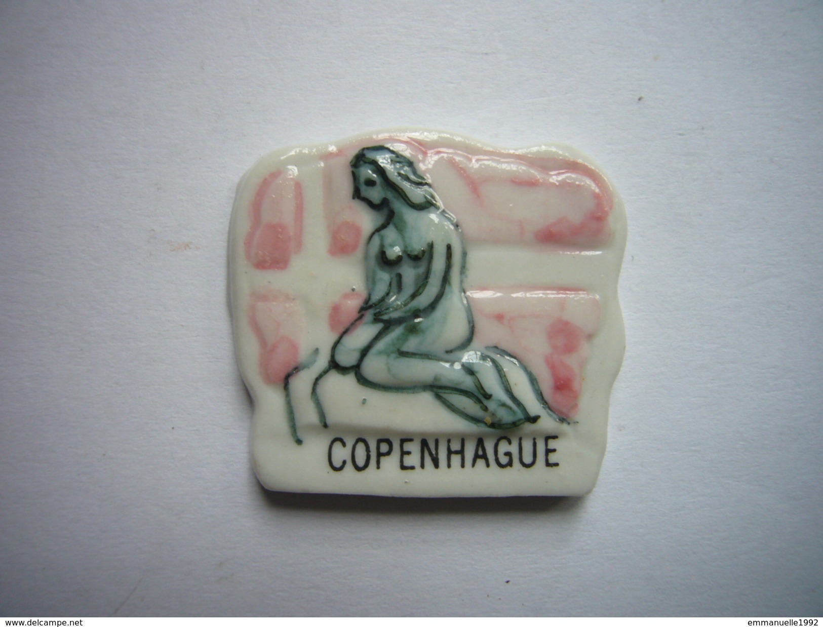 Fève En Porcelaine La Petite Sirène Andersen Copenhagen Copenhague Danemark Denmark - Länder