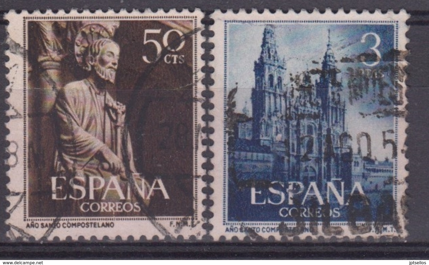 ESPAÑA 1953 Nº 1130/31 SERIE COMPLETA USADA - Oblitérés