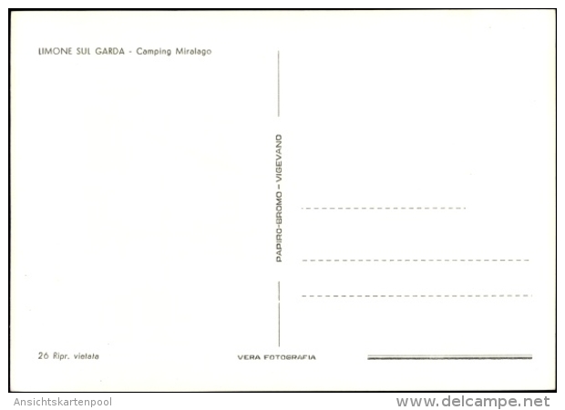 Cp Limone Sul Garda Lombardien Italien, Campingplatz, Miralago, Dame Vor Zelt - Altri & Non Classificati