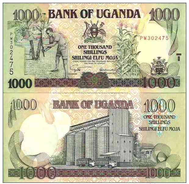 Ouganda - Uganda 1000 SHILLINGS (2003) Pick 39b NEUF-UNC - Uganda