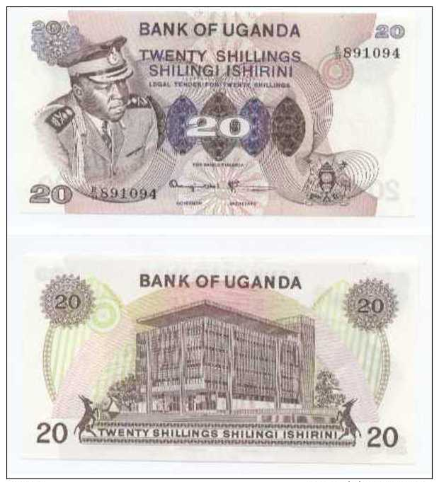 Ouganda - Uganda 20 SHILLINGS Pick 7c NEUF - Ouganda