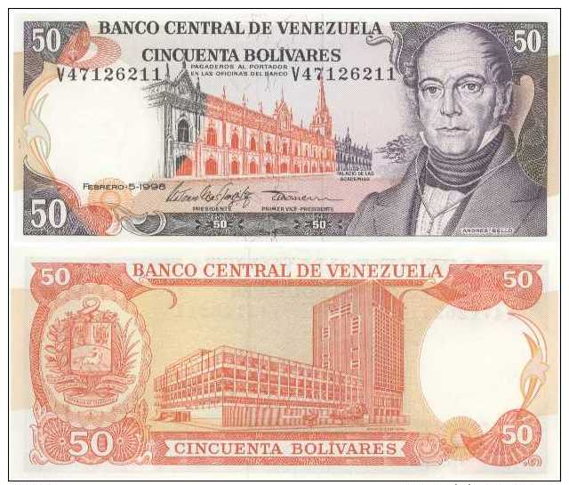 Venezuela 50 BOLIVARES Pick 65f NEUF - Venezuela