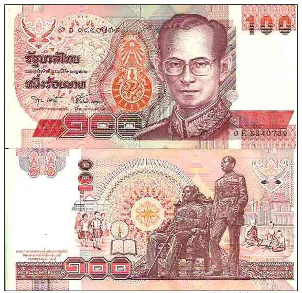 Thaïlande - Thailand 100 BAHT 1994 - Pick 97 (Sign 75) Unc - Thaïlande