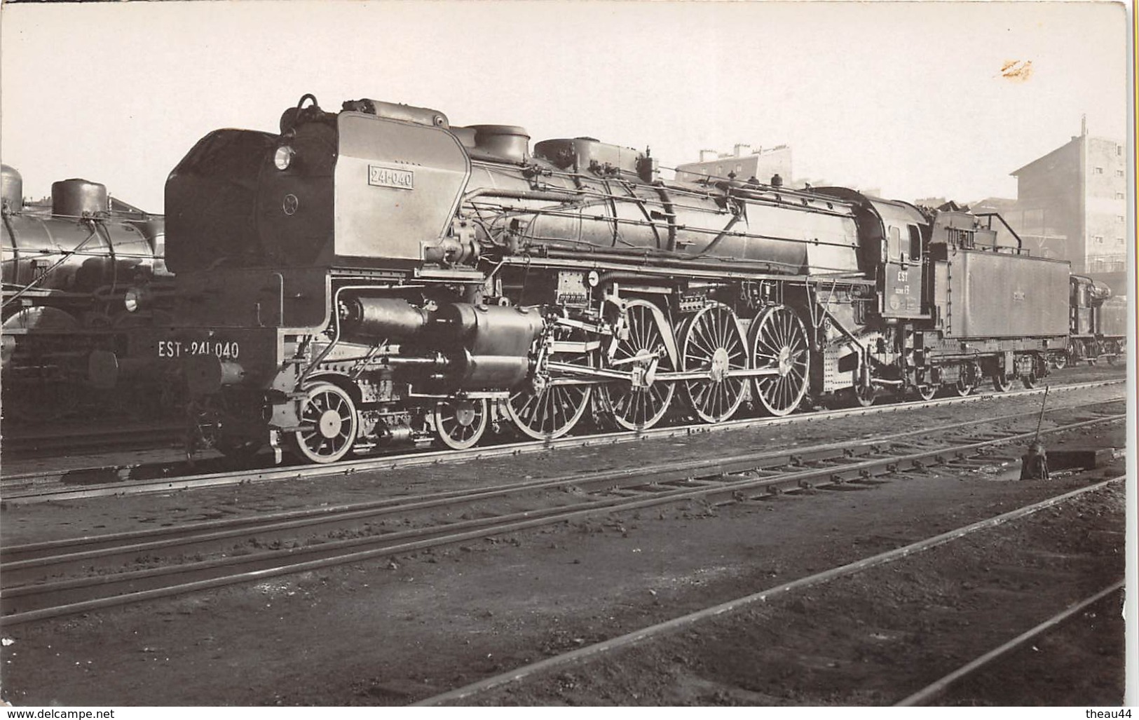 ¤¤  -  PARIS  -  Carte-Photo  -  LA VILLETTE  -  Locomotives EST N° 241 - 040  -  Chemin De Fer  -  ¤¤ - Arrondissement: 19