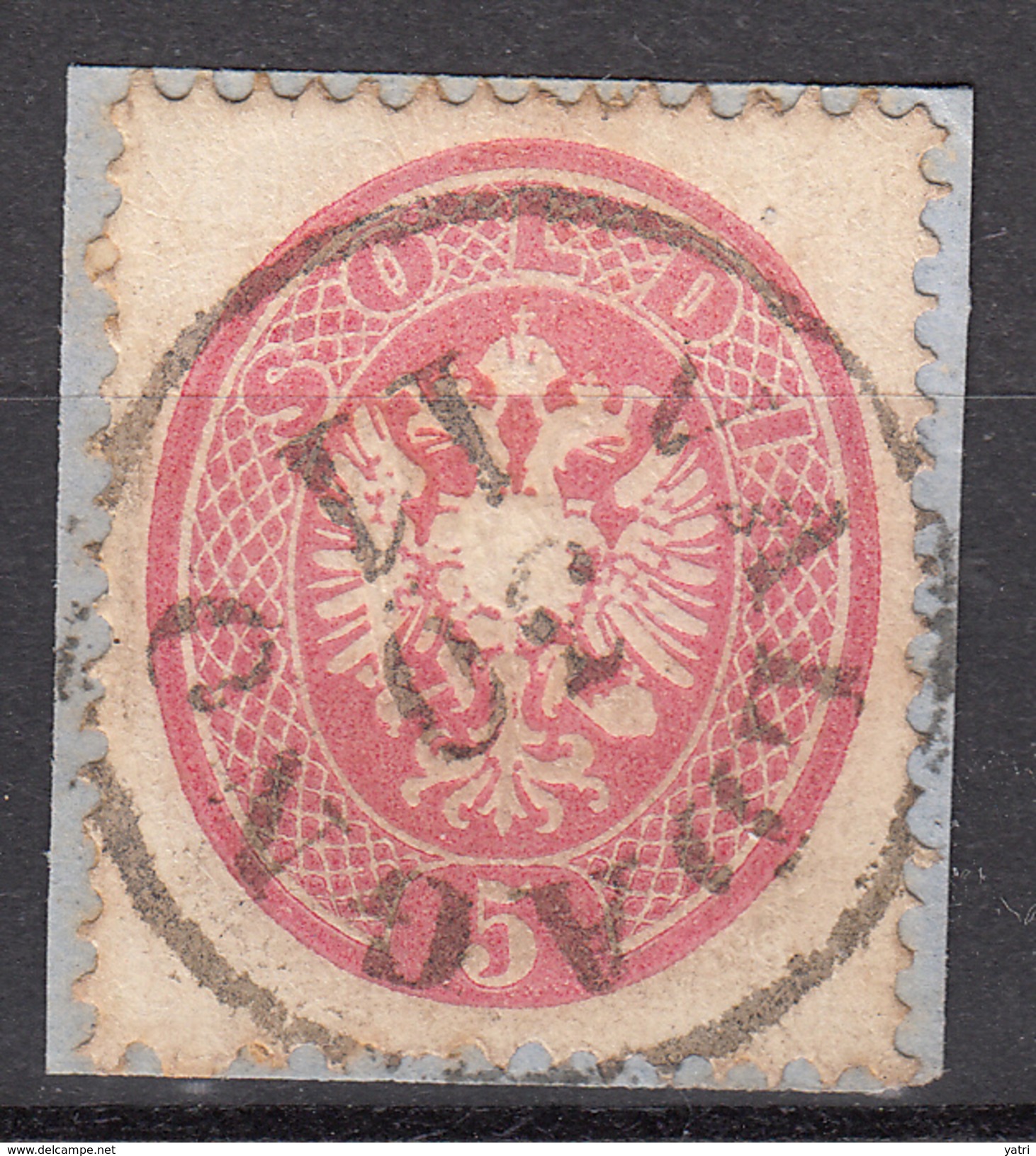 Lombardo Veneto (1863) - 5 Soldi Rosa Dent. 14 - Lombardo-Venetien