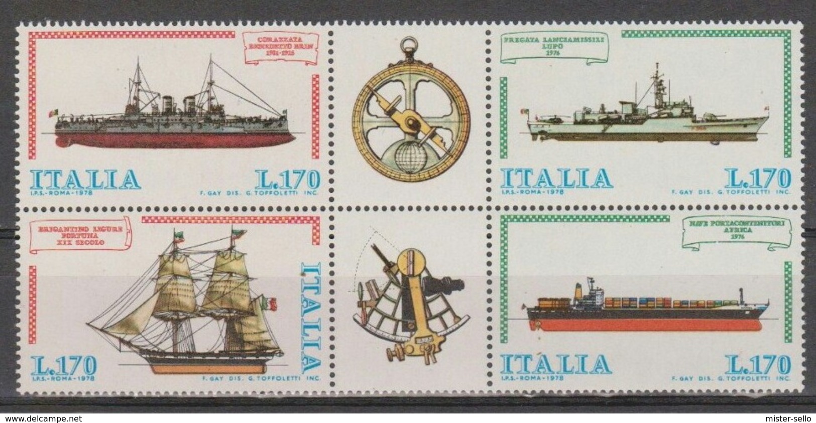 ITALIA 1978 Barcos. NUEVO - MNH **. - Barcos