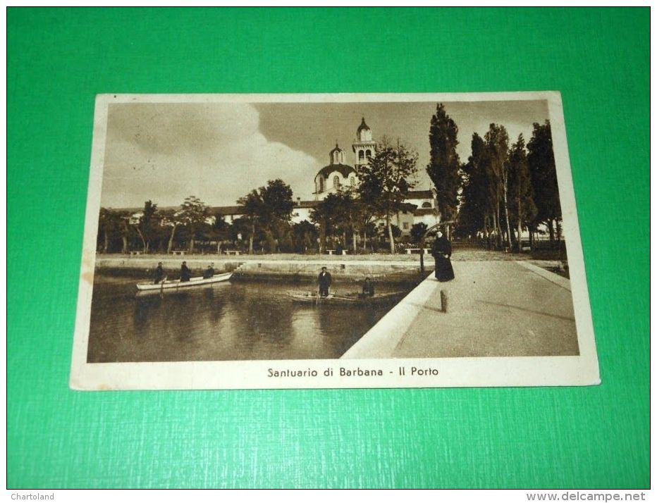 Cartolina Santuario Di Barbana - Il Porto 1947 - Gorizia
