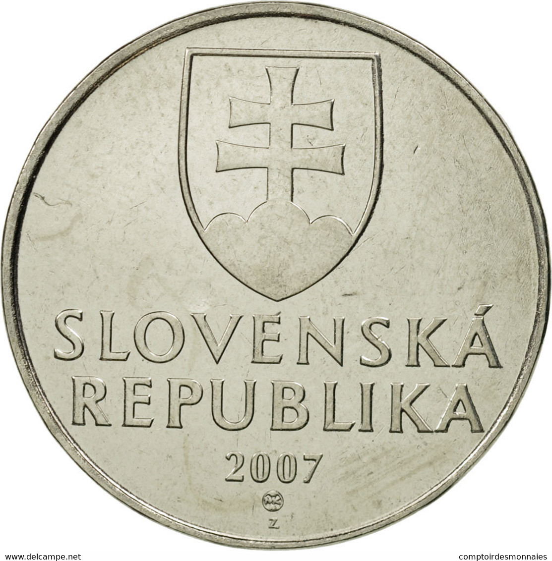 Monnaie, Slovaquie, 2 Koruna, 2007, SPL, Nickel Plated Steel, KM:13 - Slowakei