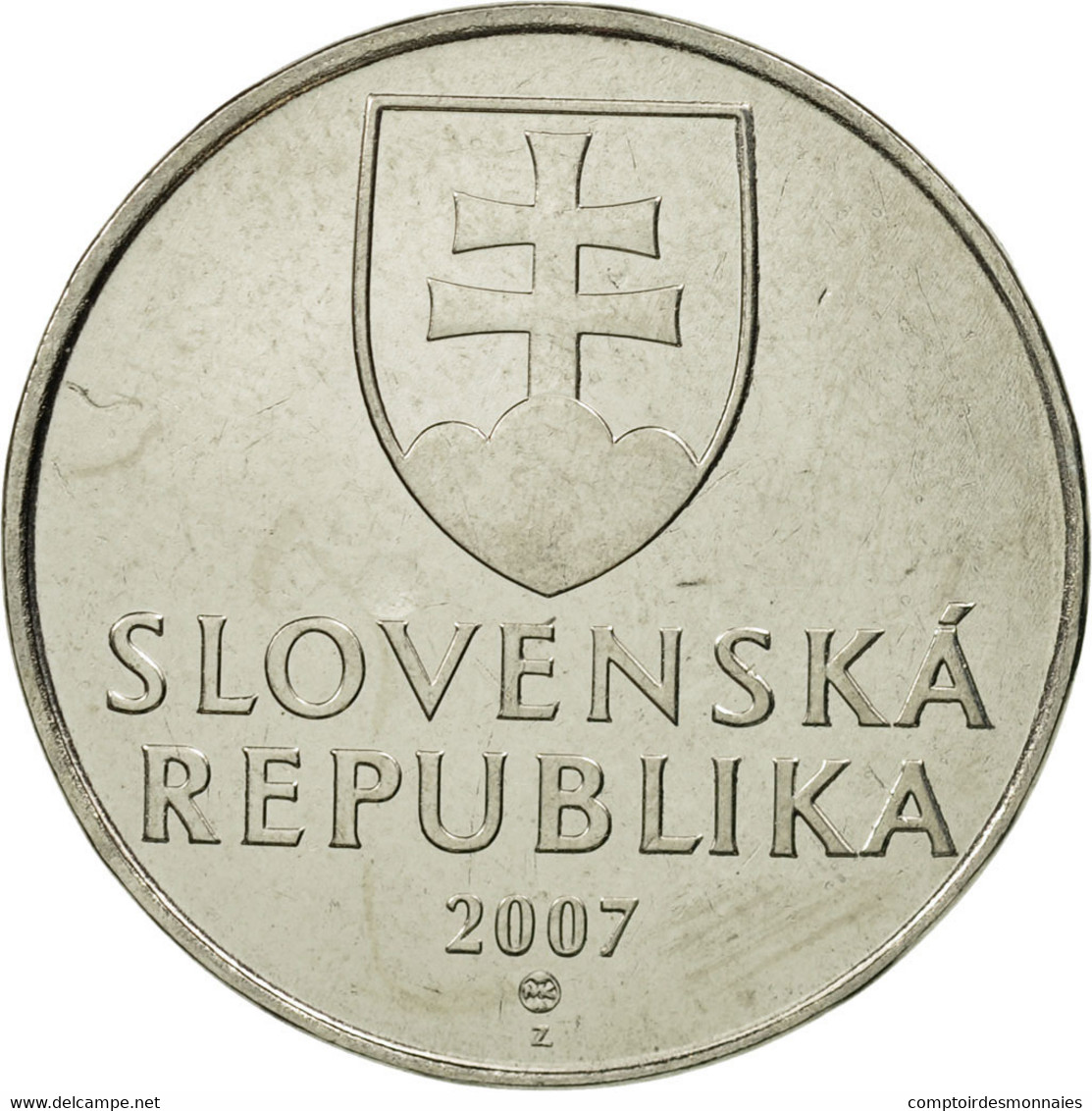 Monnaie, Slovaquie, 2 Koruna, 2007, SPL, Nickel Plated Steel, KM:13 - Slovaquie