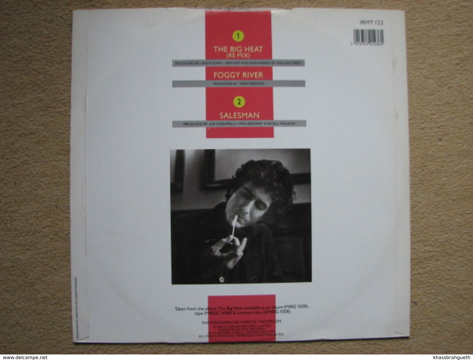 STAN RIDGWAY - THE BIG HEAT (REMIX) - MAXI (MCA RECORDS 1986) - 45 Toeren - Maxi-Single