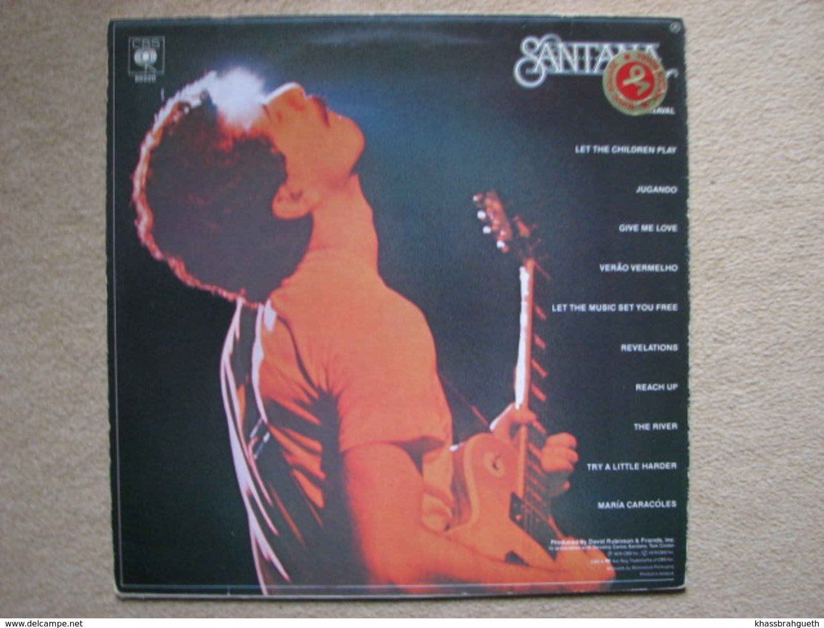 SANTANA - FESTIVAL - (CBS 1976) (LP) - Rock