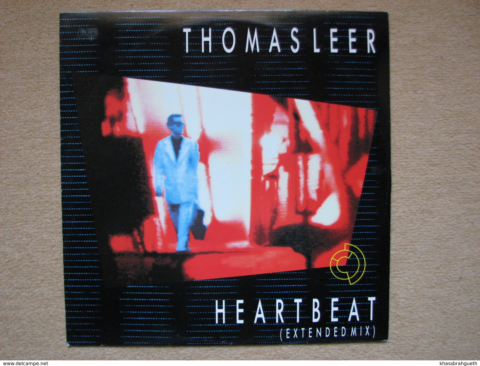 THOMAS LEER - HEARTBEAT - MAXI (ARISTA RECORDS 1985) - 45 Toeren - Maxi-Single